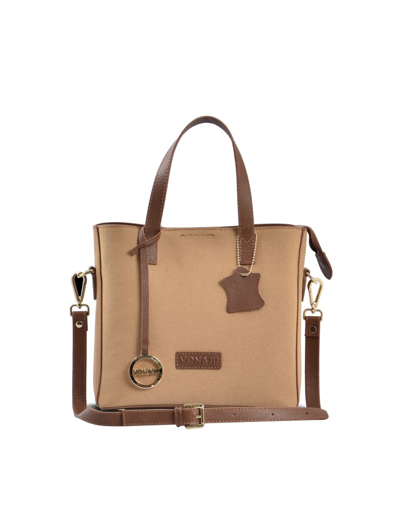 VONAJU BEIGE DAILY CARRYALL BAG